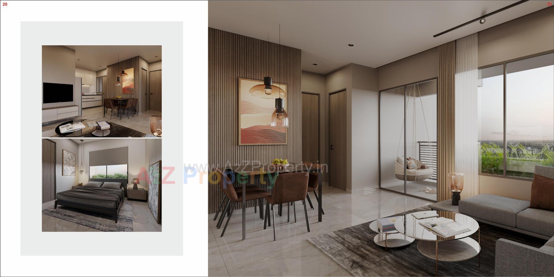 3D Elevation of real estate project Skywind Park located at Vadaj, Ahmedabad, Gujarat