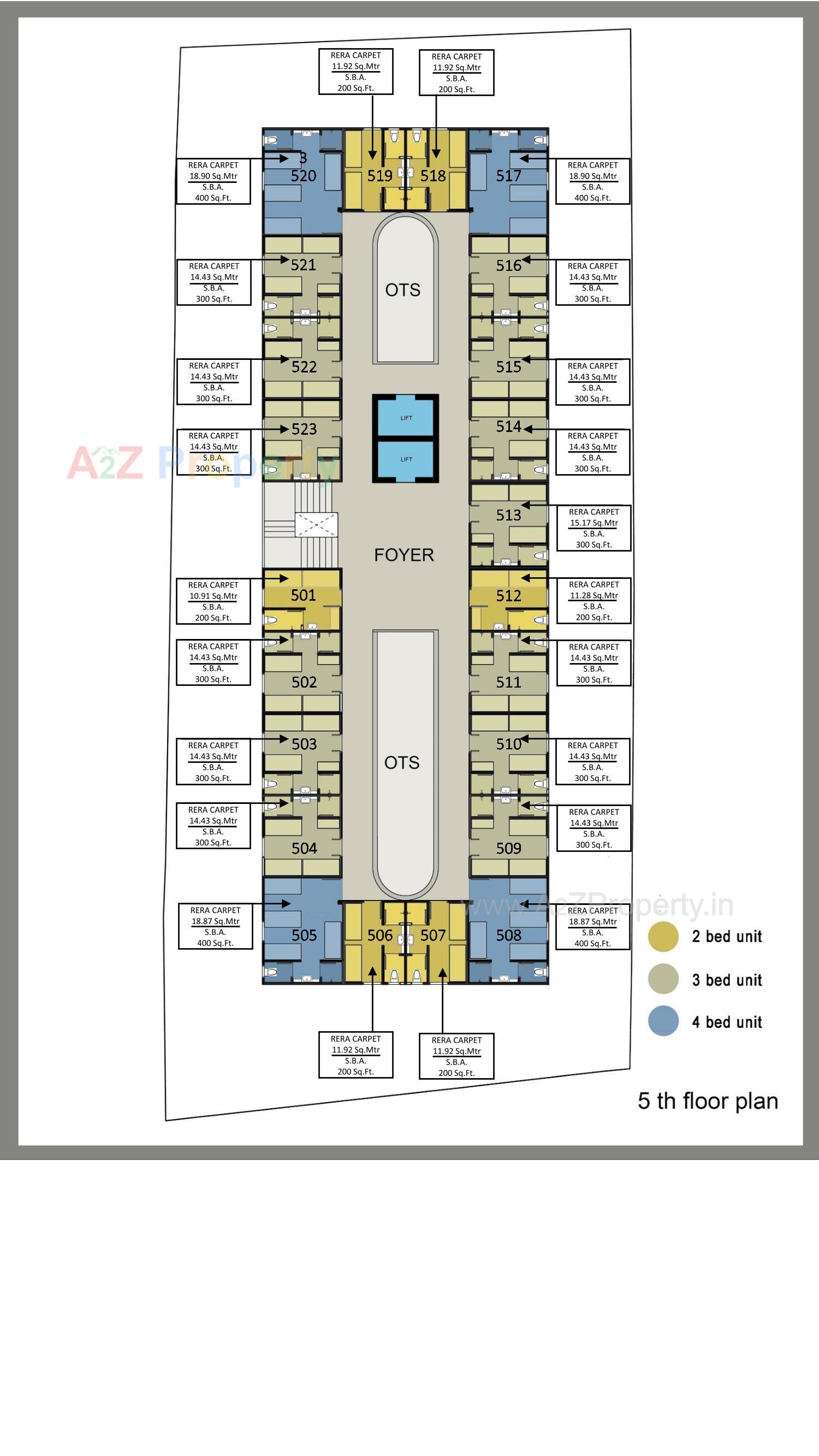 Layout of real estate project Sls located at Changispur, Ahmedabad, Gujarat
