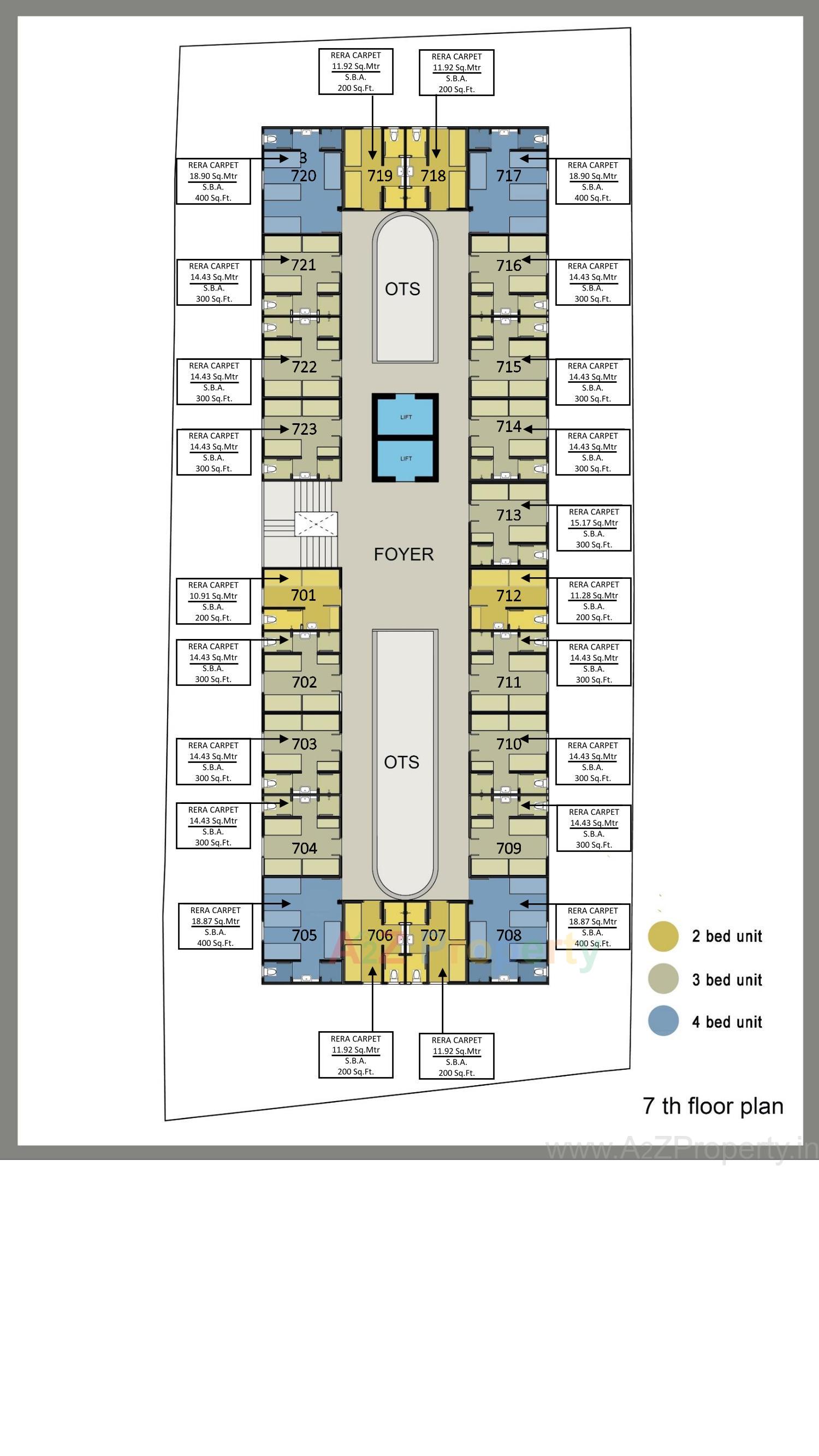 Layout of real estate project Sls located at Changispur, Ahmedabad, Gujarat