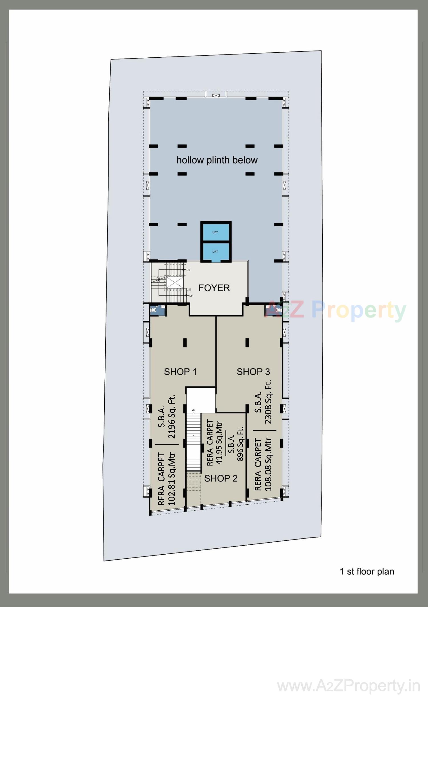 Layout of real estate project Sls located at Changispur, Ahmedabad, Gujarat