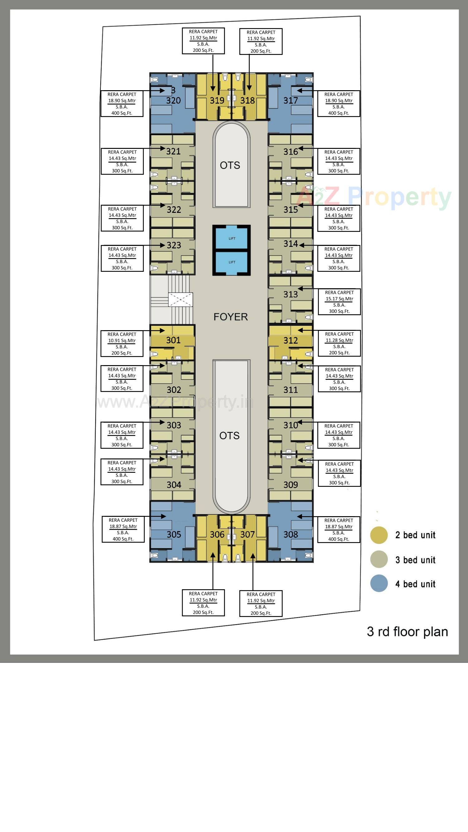 Layout of real estate project Sls located at Changispur, Ahmedabad, Gujarat