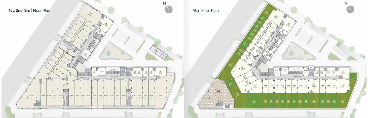 Layout of real estate project Solaris Business Hub located at Vadaj, Ahmedabad, Gujarat