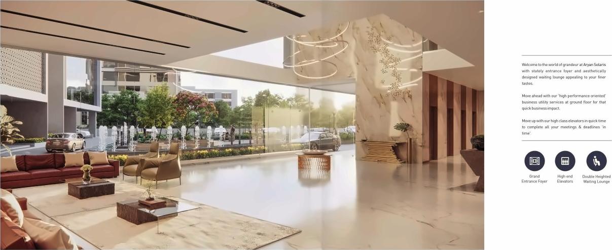 3D Elevation of real estate project Solaris Business Hub located at Vadaj, Ahmedabad, Gujarat