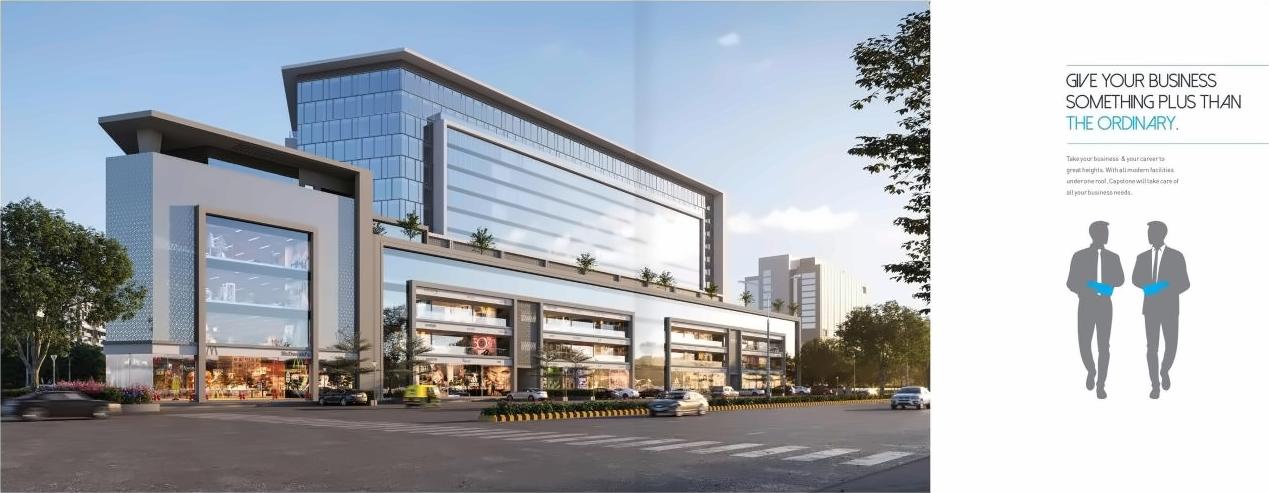 3D Elevation of real estate project Solaris Business Hub located at Vadaj, Ahmedabad, Gujarat