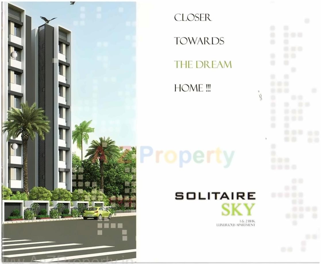 3D Elevation of real estate project Solitair Sky located at Odhav, Ahmedabad, Gujarat