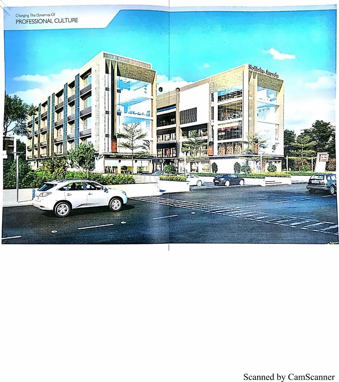 3D Elevation of real estate project Solitaire Arcade located at Naroda, Ahmedabad, Gujarat