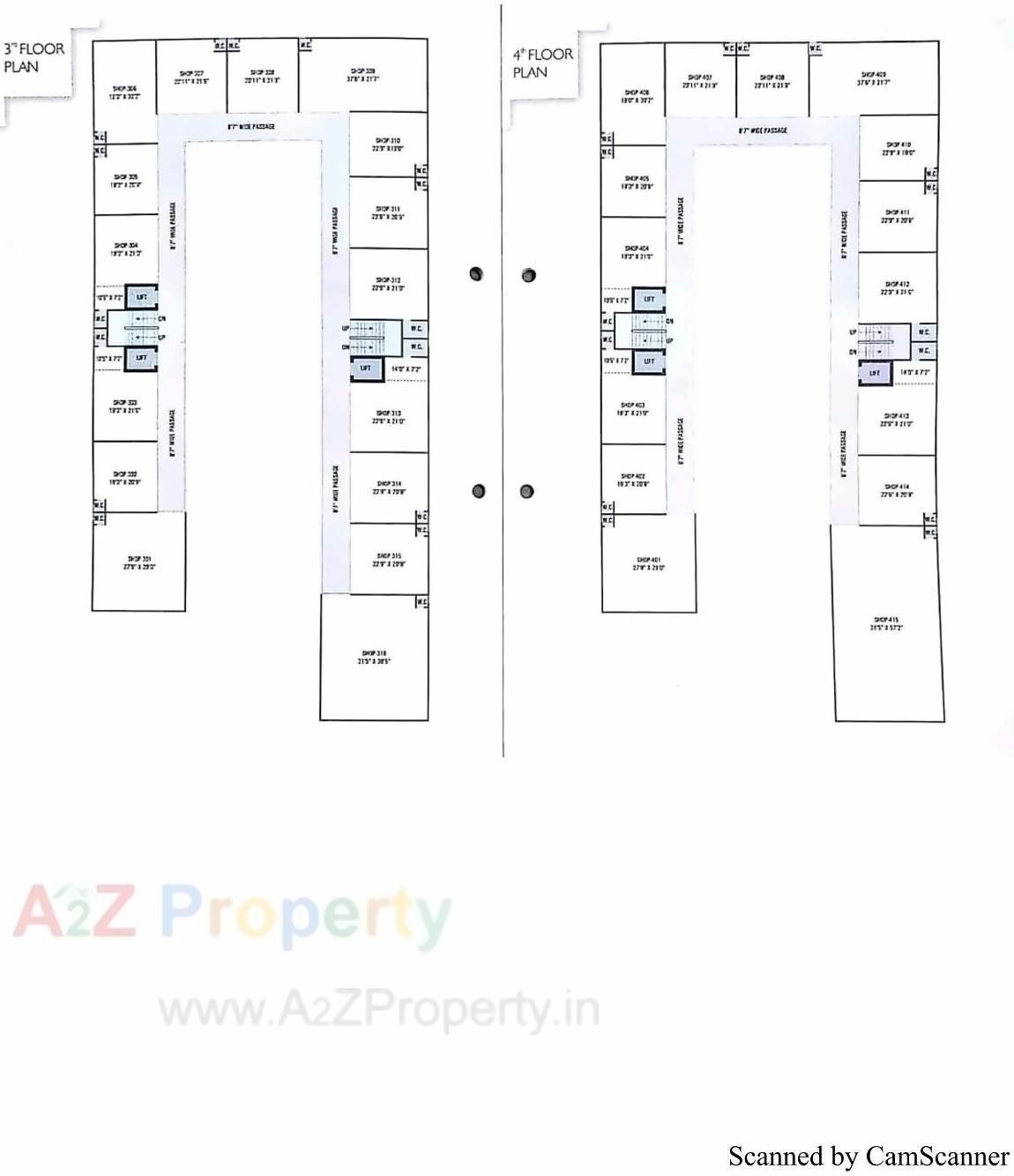 Layout of real estate project Solitaire Arcade located at Naroda, Ahmedabad, Gujarat