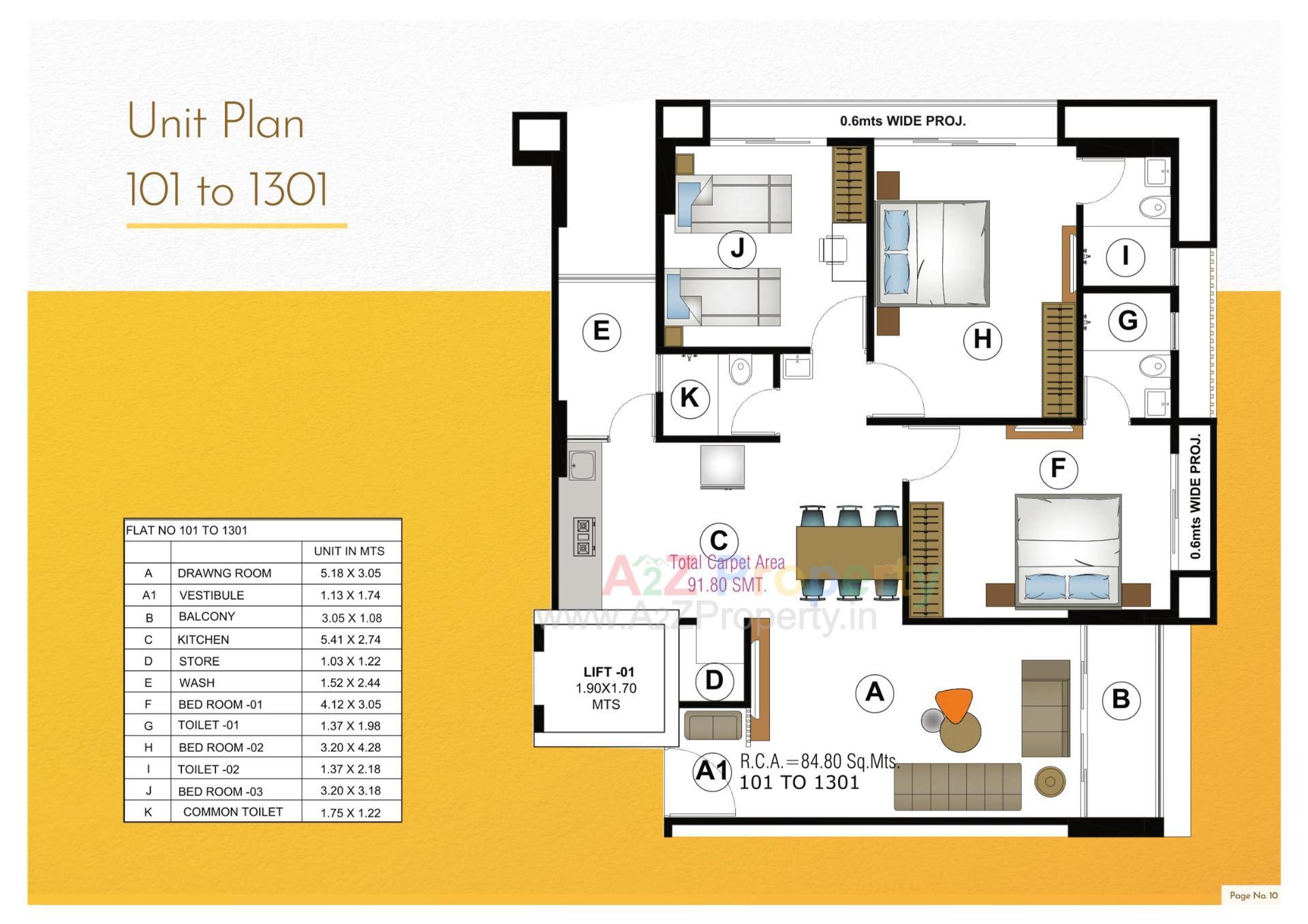 Layout of real estate project Solitaire Arise located at Vejalpur, Ahmedabad, Gujarat