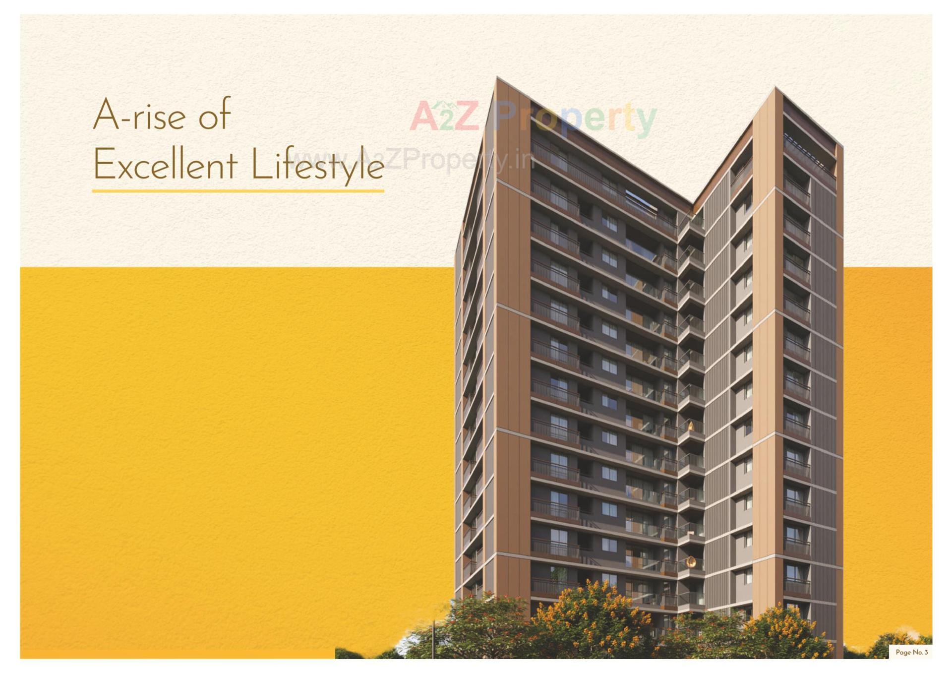 3D Elevation of real estate project Solitaire Arise located at Vejalpur, Ahmedabad, Gujarat