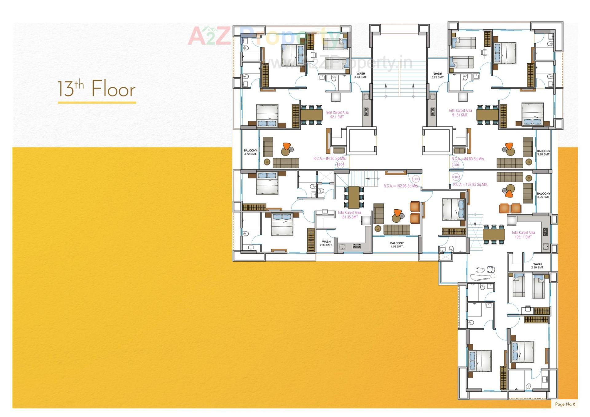 Layout of real estate project Solitaire Arise located at Vejalpur, Ahmedabad, Gujarat