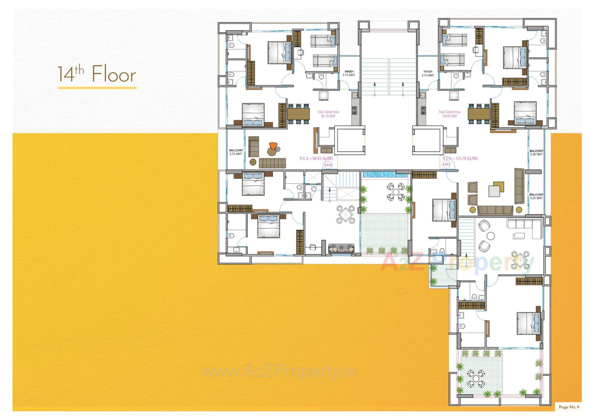 Layout of real estate project Solitaire Arise located at Vejalpur, Ahmedabad, Gujarat