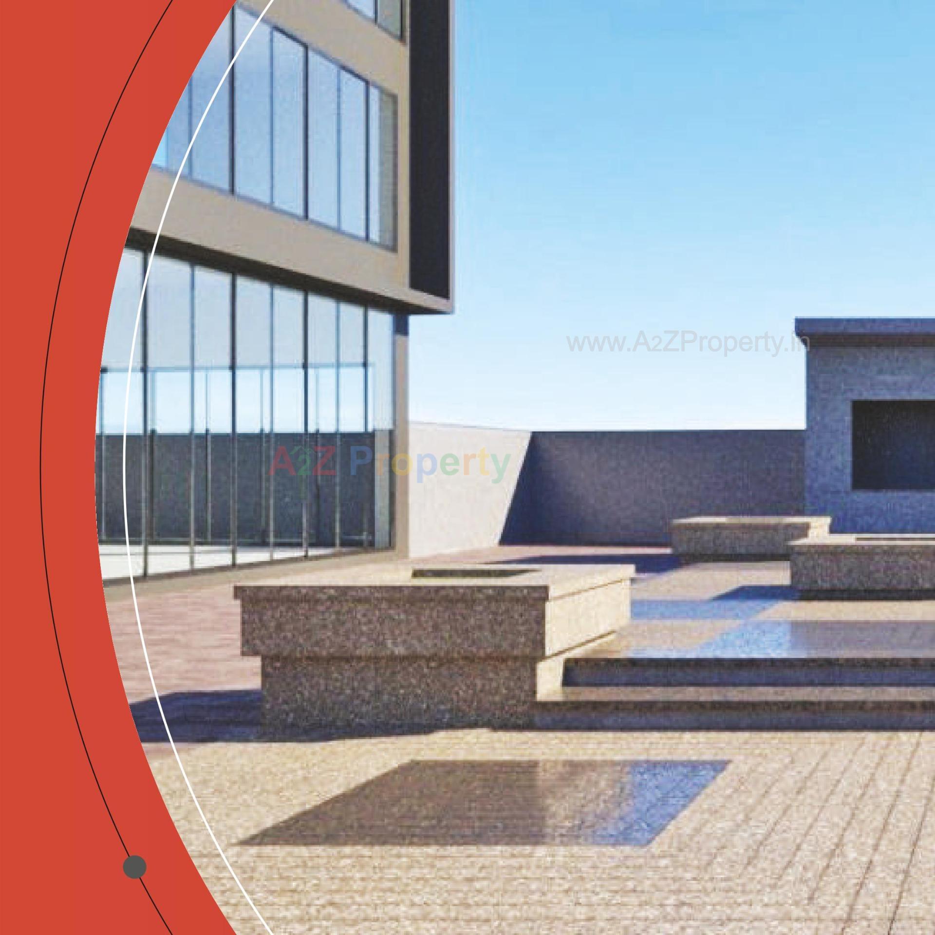 3D Elevation of real estate project Solitaire Connect located at Makarba, Ahmedabad, Gujarat