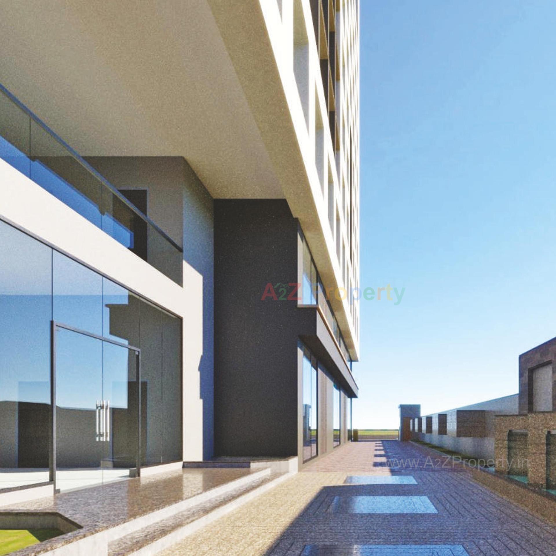 3D Elevation of real estate project Solitaire Connect located at Makarba, Ahmedabad, Gujarat