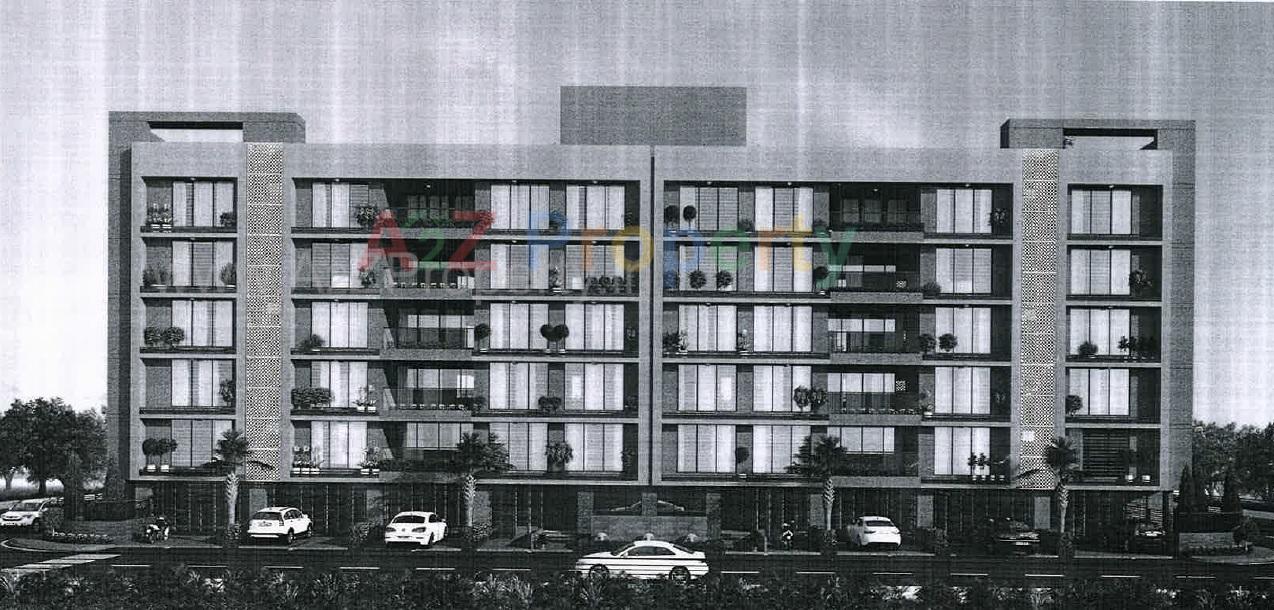 3D Elevation of real estate project Solitaire Reside located at Bodakdev, Ahmedabad, Gujarat