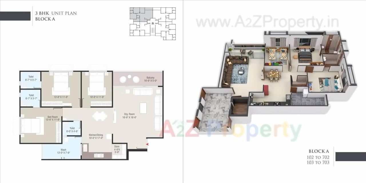 Layout of real estate project Solitaire Square located at Nikol, Ahmedabad, Gujarat