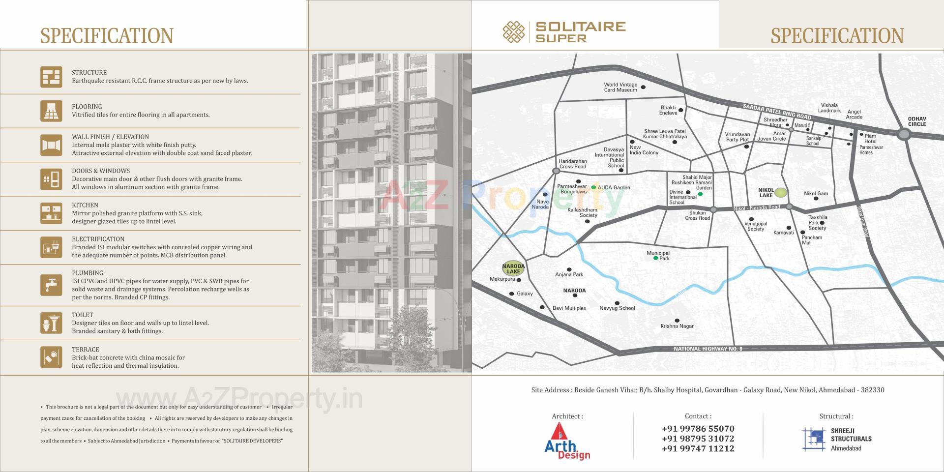  of real estate project Solitaire Superb located at Nikol, Ahmedabad, Gujarat