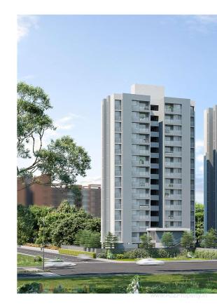 Elevation of real estate project Solitaire Vista located at Gota, Ahmedabad, Gujarat