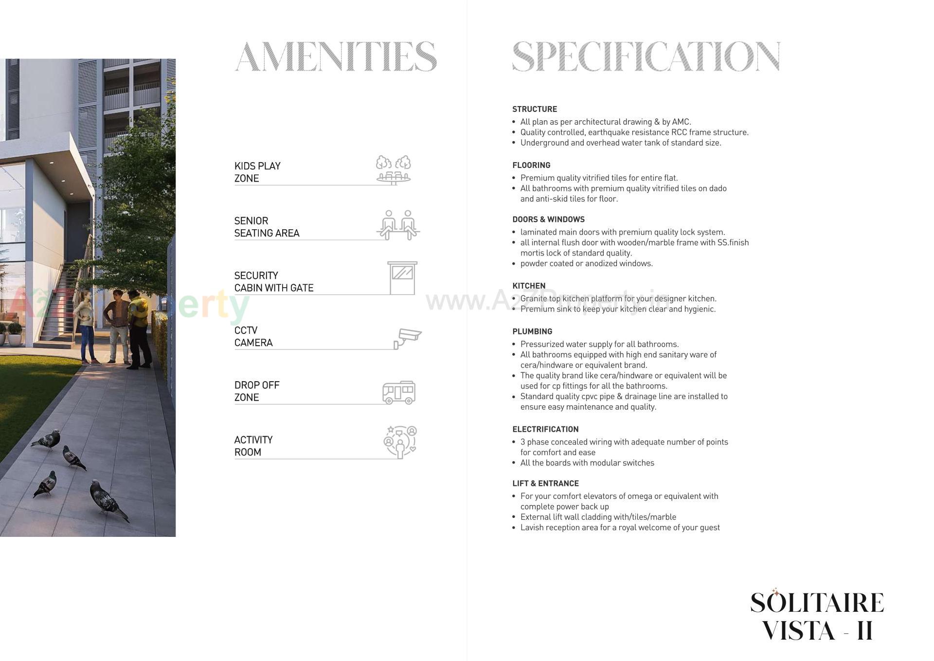  of real estate project Solitaire Vista located at Gota, Ahmedabad, Gujarat