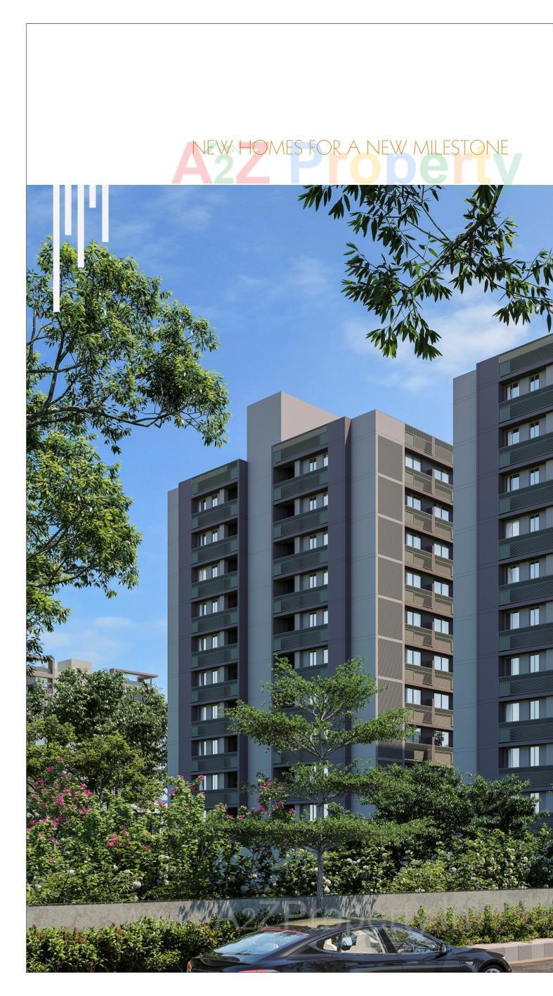3D Elevation of real estate project Solitaire Vista located at Gota, Ahmedabad, Gujarat