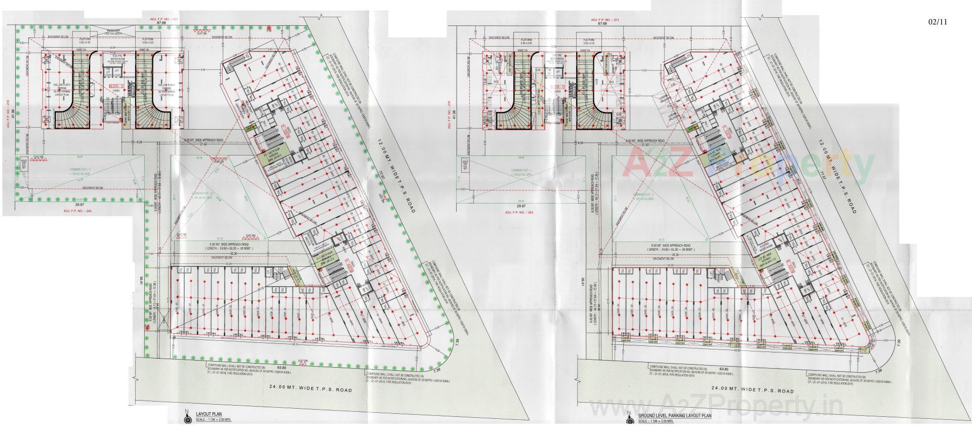 Layout of real estate project Solo Bliss located at Ghuma, Ahmedabad, Gujarat