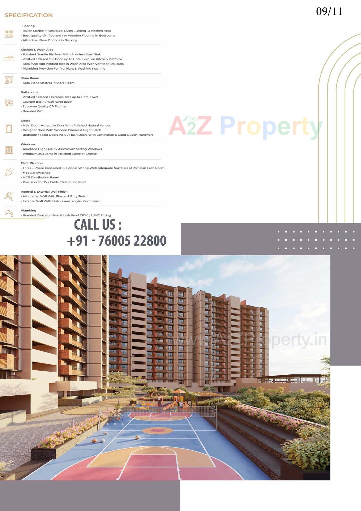 3D Elevation of real estate project Solo Bliss located at Ghuma, Ahmedabad, Gujarat