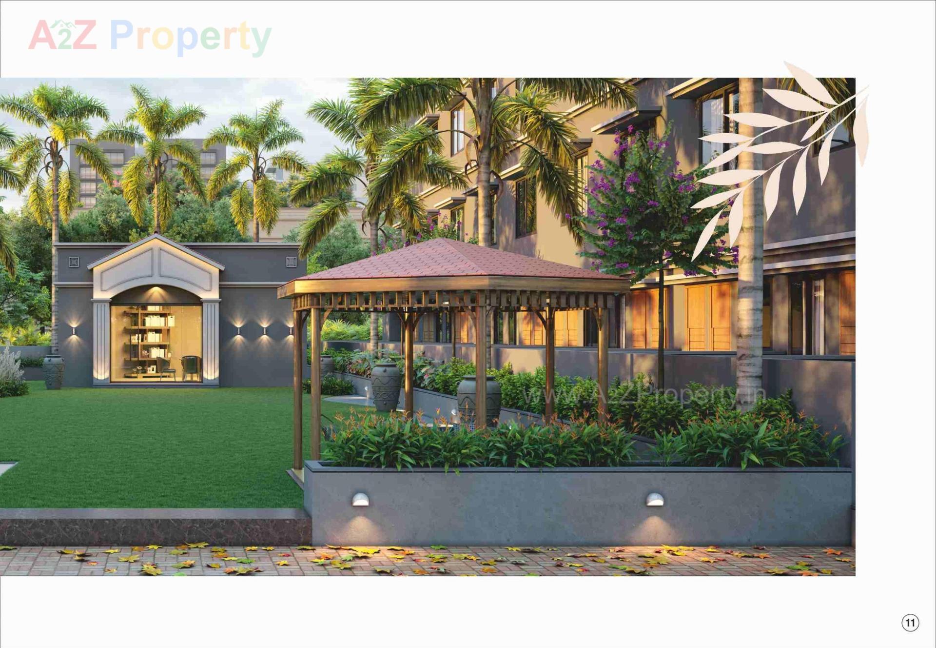 3D Elevation of real estate project Somnath Villa located at Geratpur, Ahmedabad, Gujarat