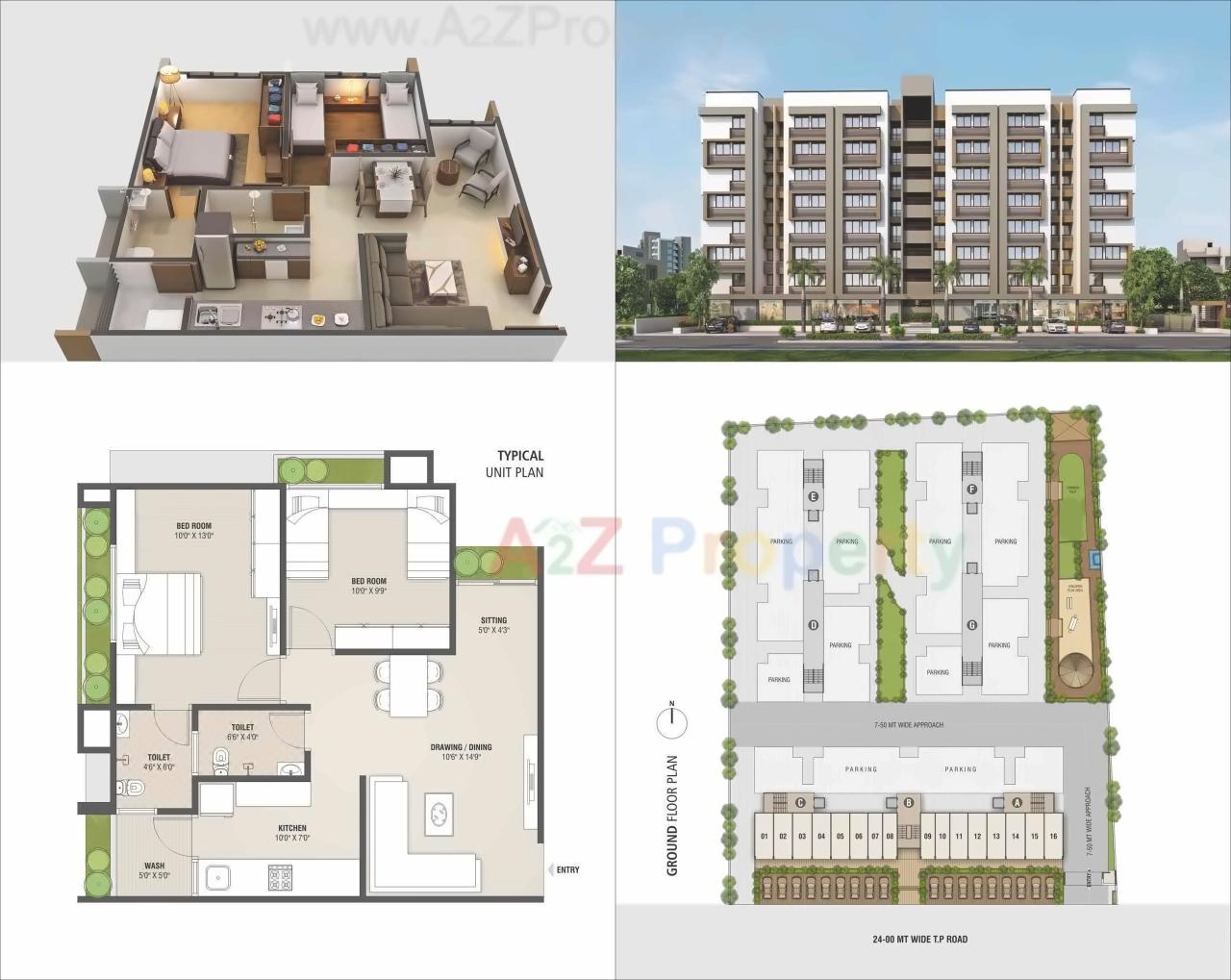 Layout of real estate project Somya Residency located at Sarkhej, Ahmedabad, Gujarat
