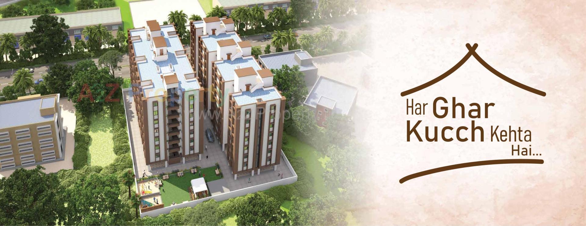 3D Elevation of real estate project Sona Siddhi located at Vatva, Ahmedabad, Gujarat