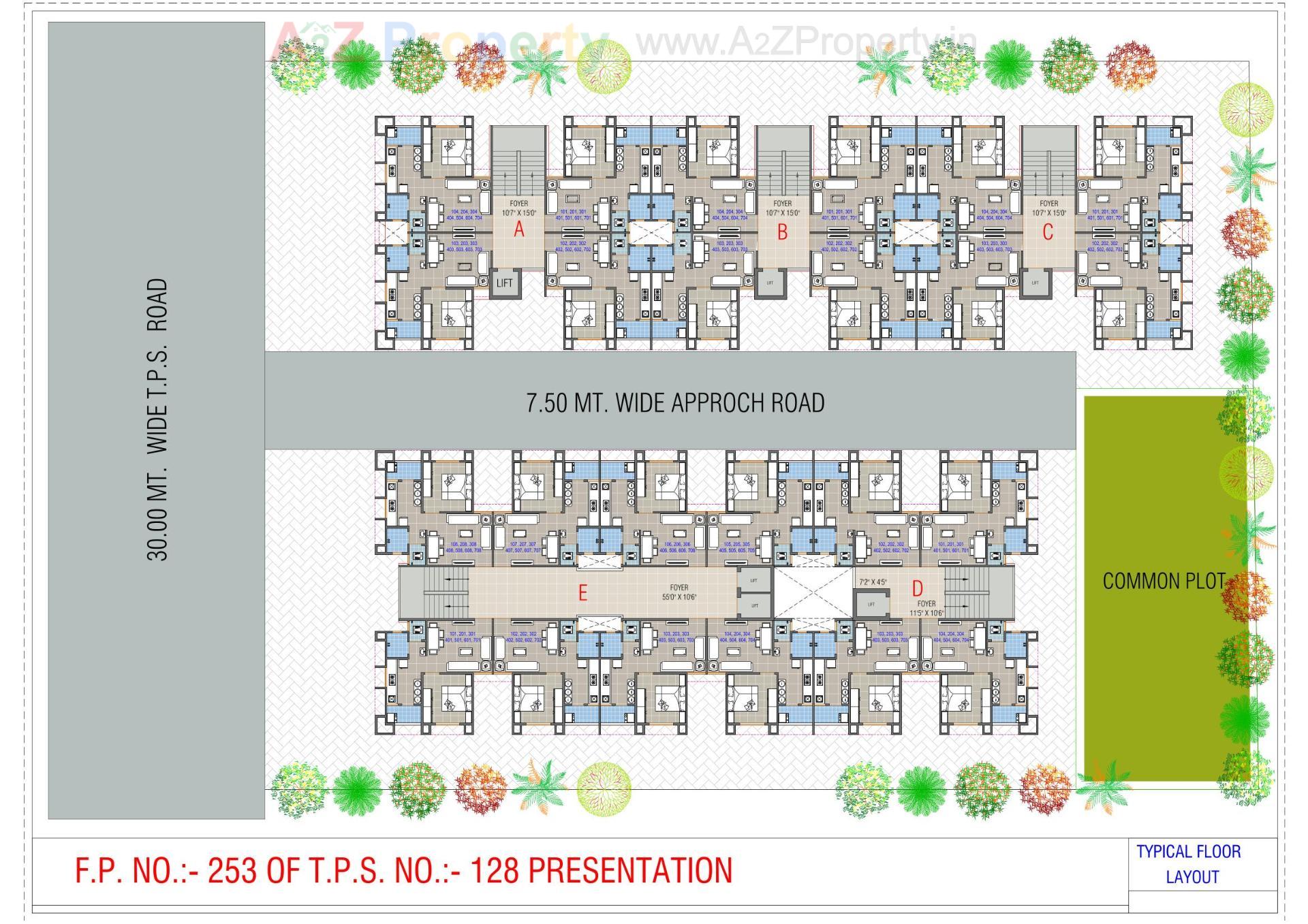 Layout of real estate project Sona Siddhi located at Vatva, Ahmedabad, Gujarat