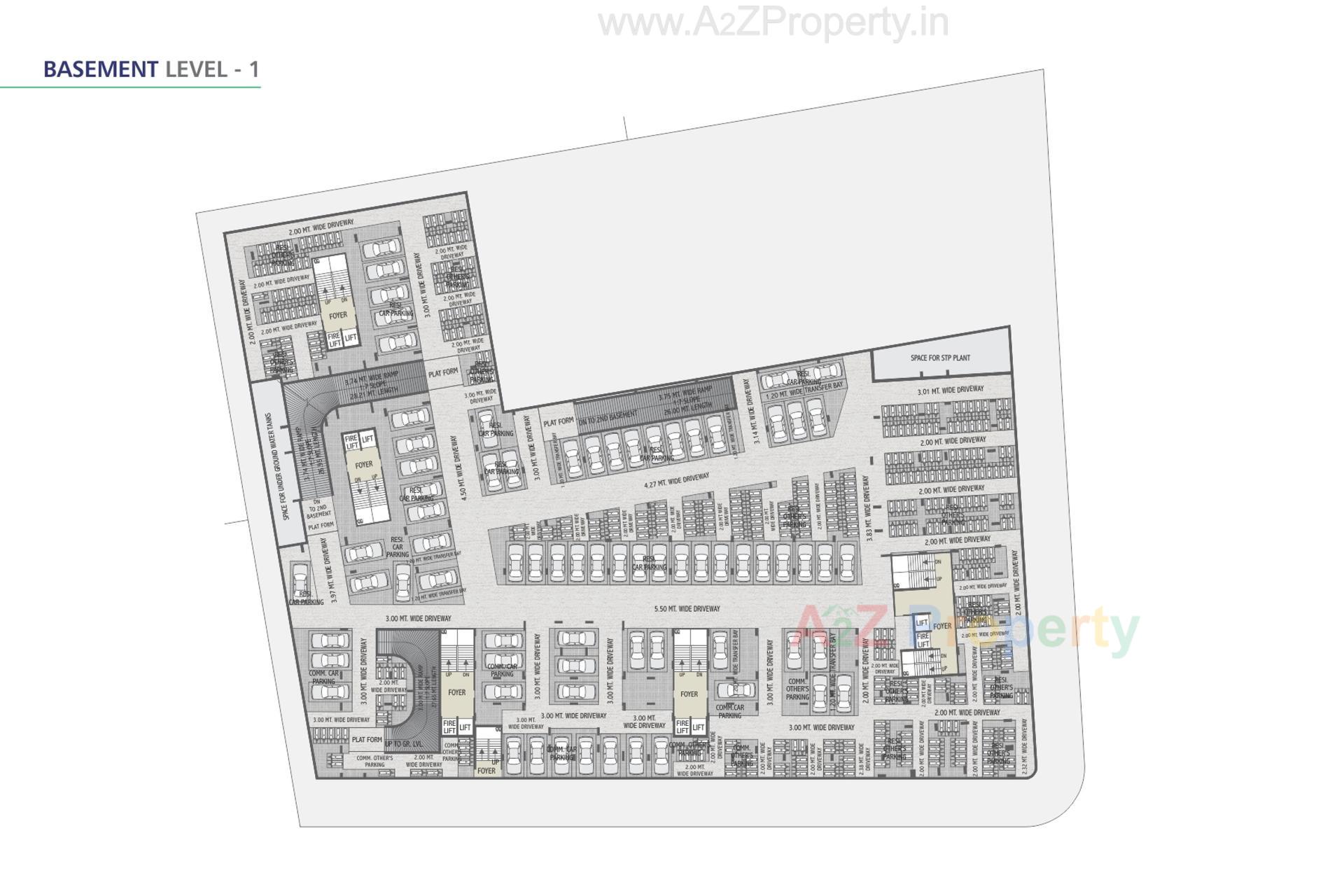 Layout of real estate project Sp Nirvana located at Ghuma, Ahmedabad, Gujarat