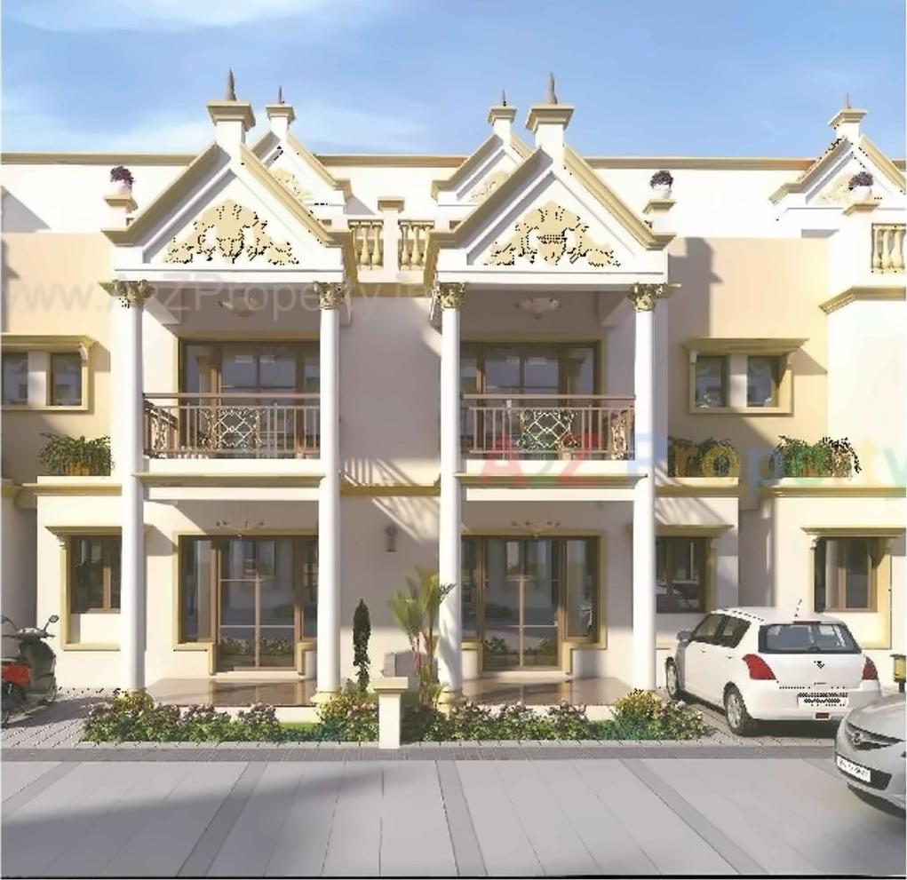 3D Elevation of real estate project Spandan Bunglows located at Hanspura, Ahmedabad, Gujarat