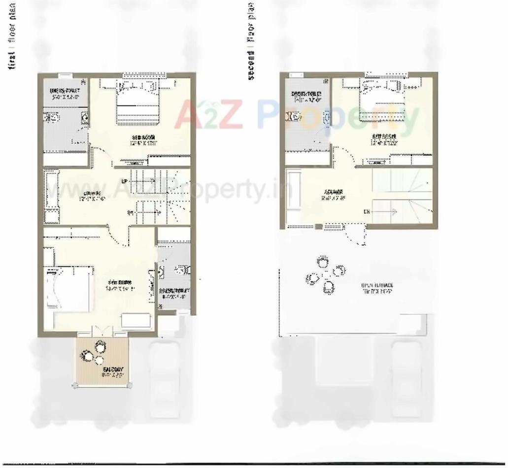 Layout of real estate project Spandan Bunglows located at Hanspura, Ahmedabad, Gujarat