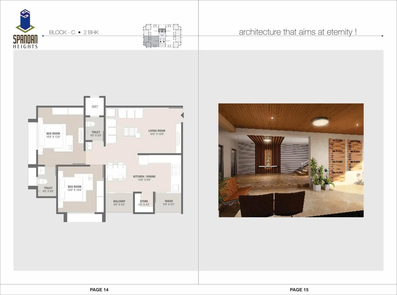 Layout of real estate project Spandan Heights located at Tragad, Ahmedabad, Gujarat