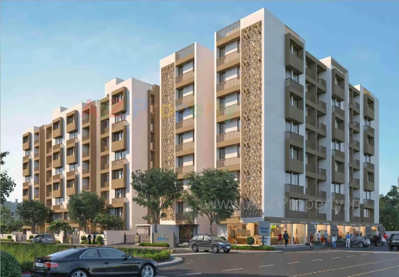 3D Elevation of real estate project Sparsh Aura located at Shahwadi, Ahmedabad, Gujarat