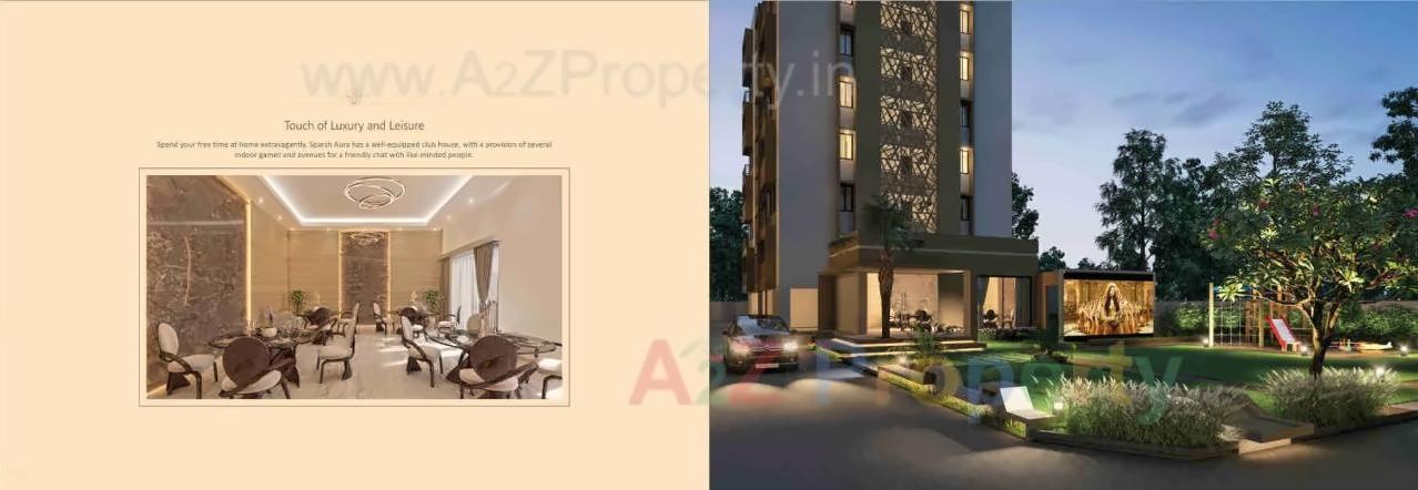 3D Elevation of real estate project Sparsh Aura located at Shahwadi, Ahmedabad, Gujarat