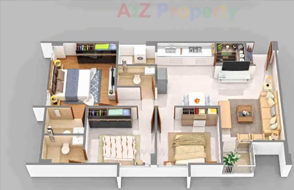 Layout of real estate project Sparsh Aura located at Shahwadi, Ahmedabad, Gujarat