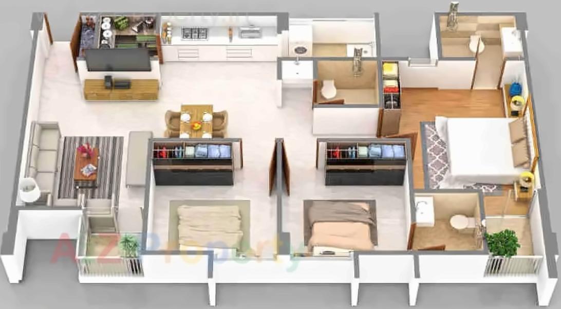 Layout of real estate project Sparsh Aura located at Shahwadi, Ahmedabad, Gujarat