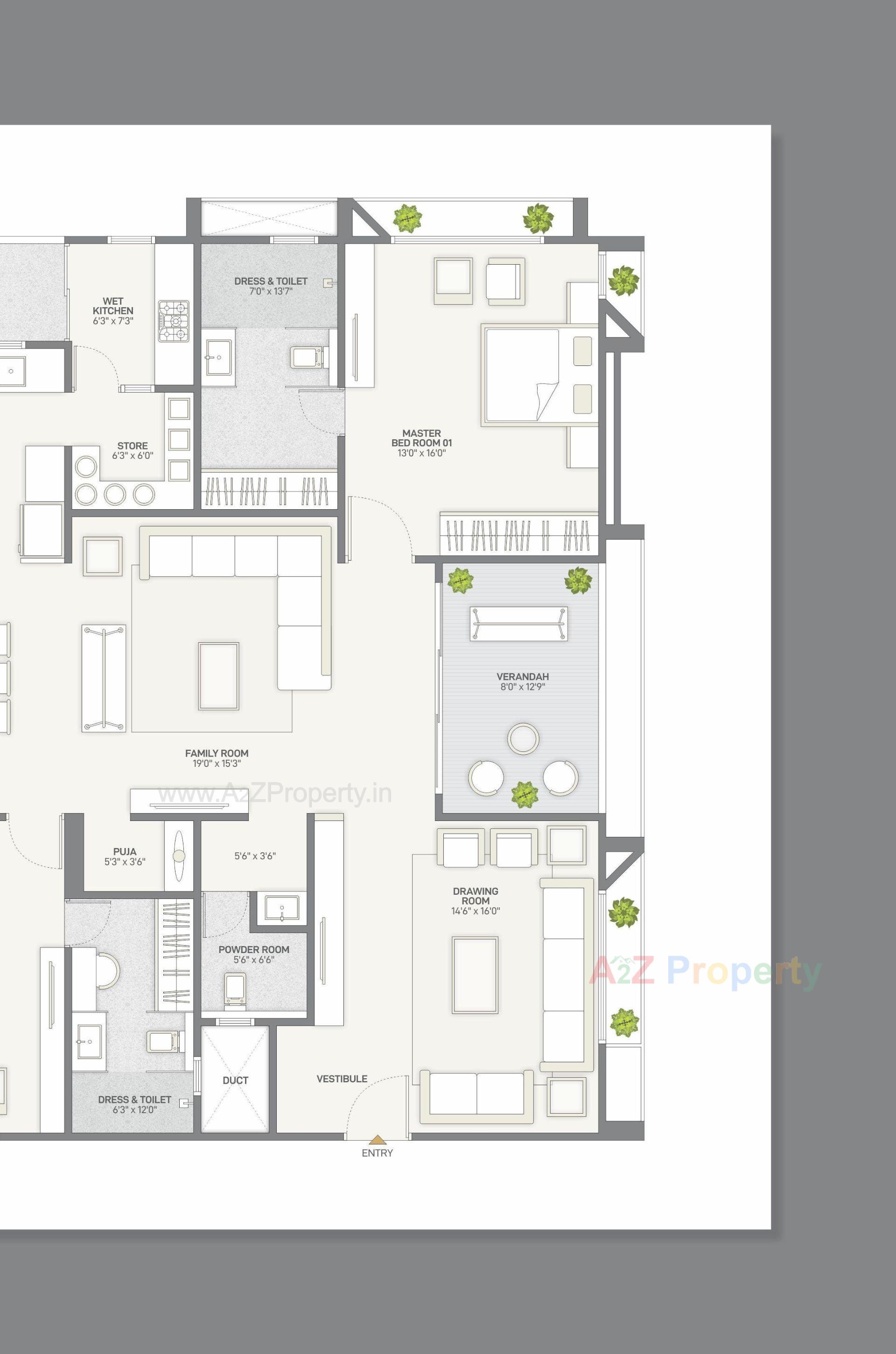 Layout of real estate project Sparsh Residency located at Bhadaj, Ahmedabad, Gujarat