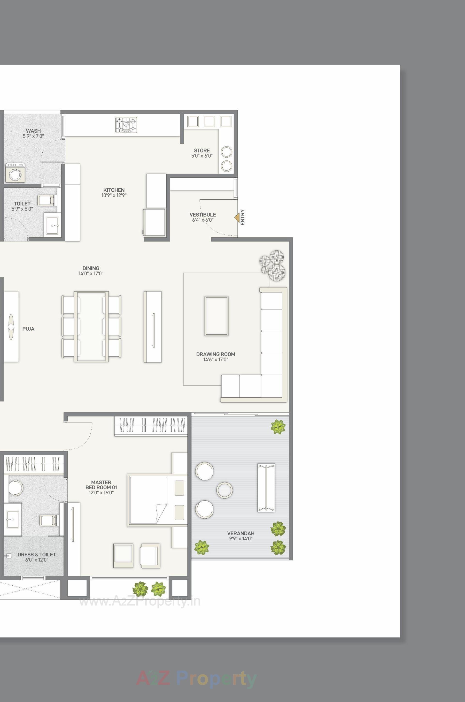 Layout of real estate project Sparsh Residency located at Bhadaj, Ahmedabad, Gujarat