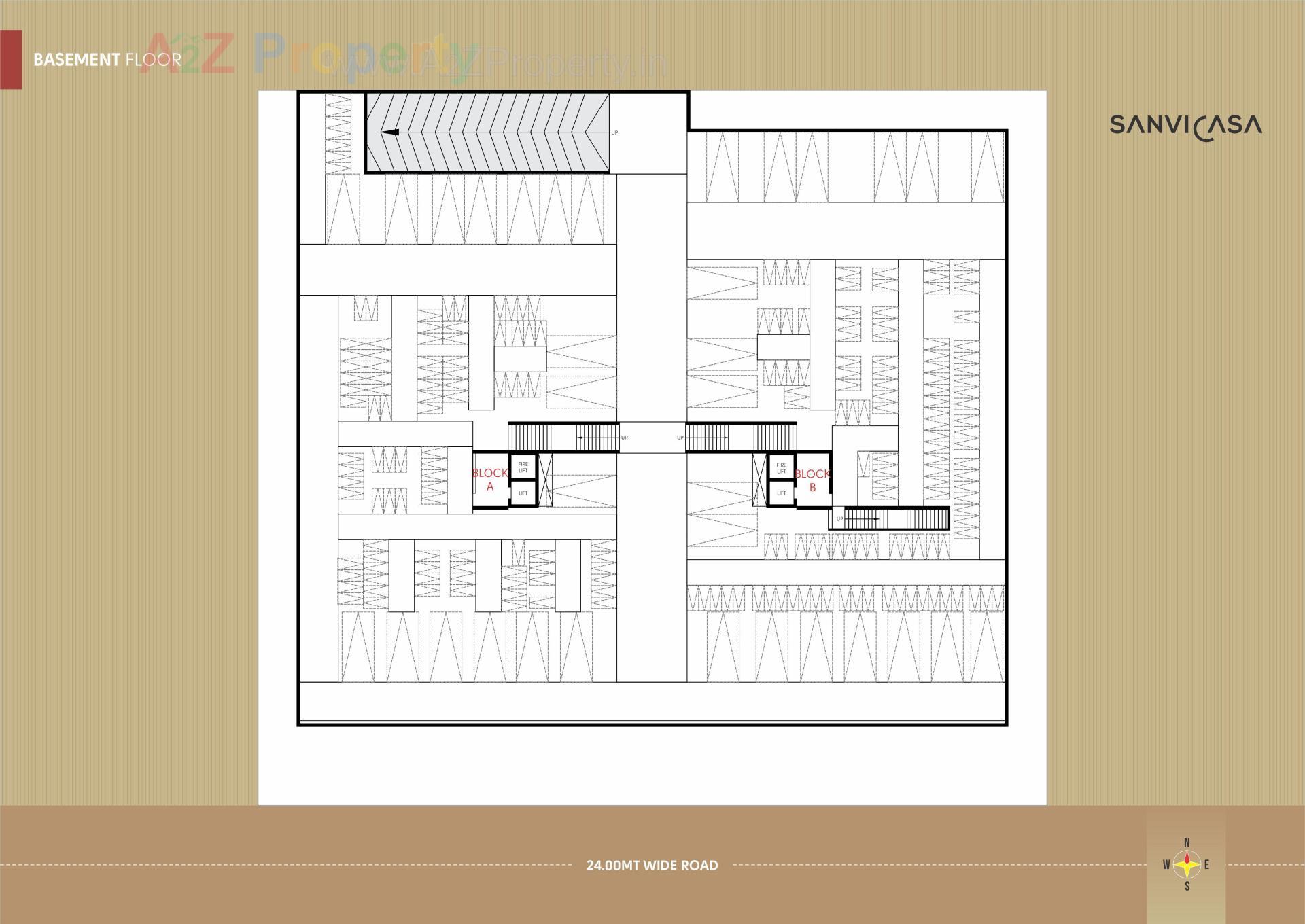 Layout of real estate project Sparsh located at Ghuma, Ahmedabad, Gujarat