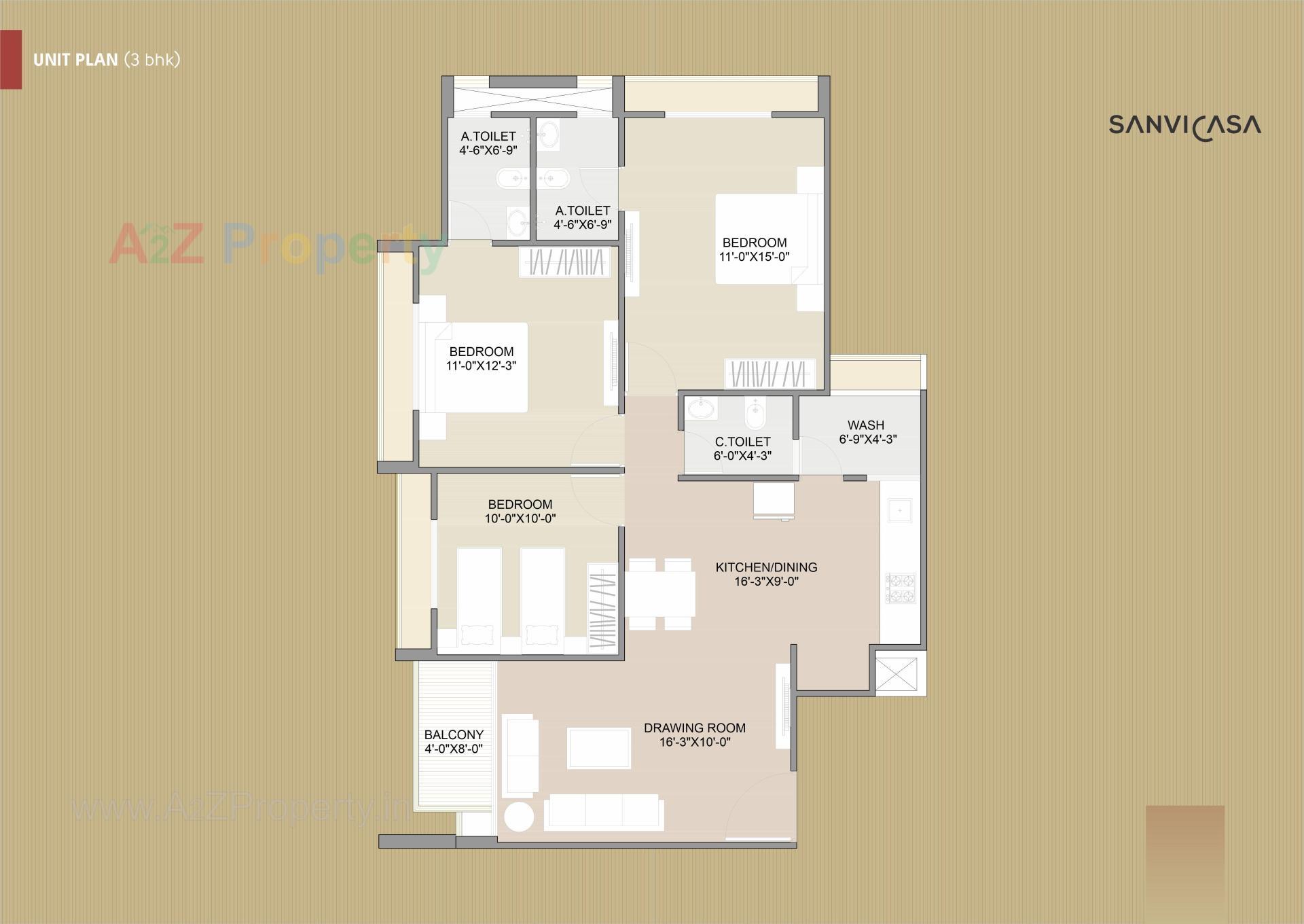 Layout of real estate project Sparsh located at Ghuma, Ahmedabad, Gujarat