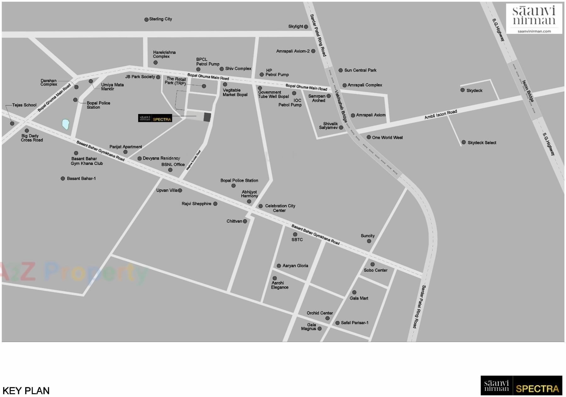  of real estate project Spectra located at Bopal, Ahmedabad, Gujarat