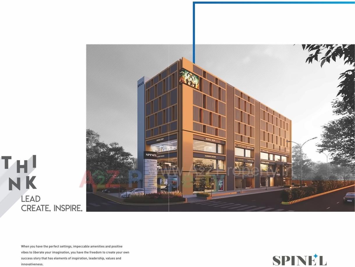 3D Elevation of real estate project Spinel located at Sola, Ahmedabad, Gujarat
