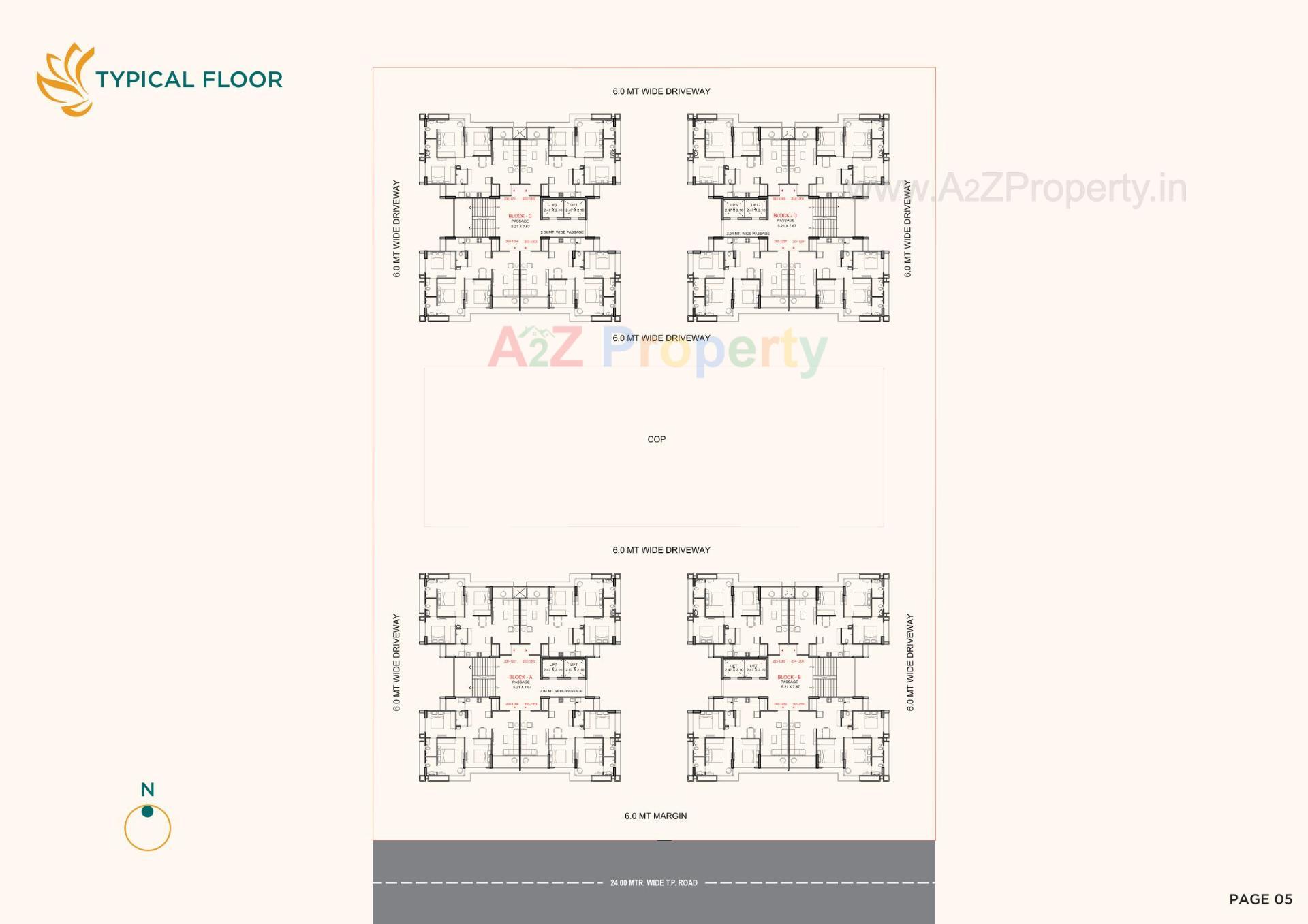 Layout of real estate project Sreevas located at Chiloda, Ahmedabad, Gujarat