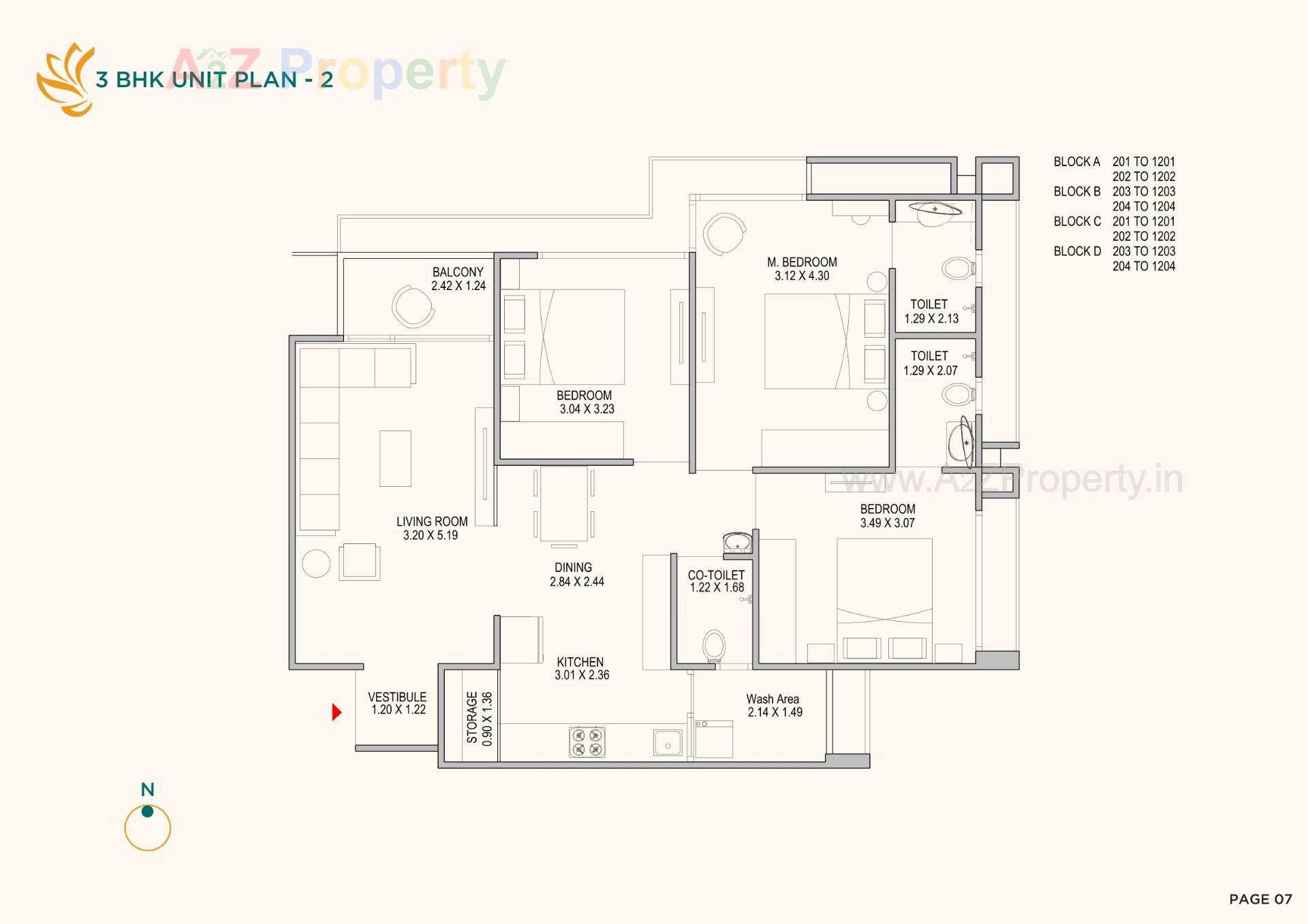Layout of real estate project Sreevas located at Chiloda, Ahmedabad, Gujarat