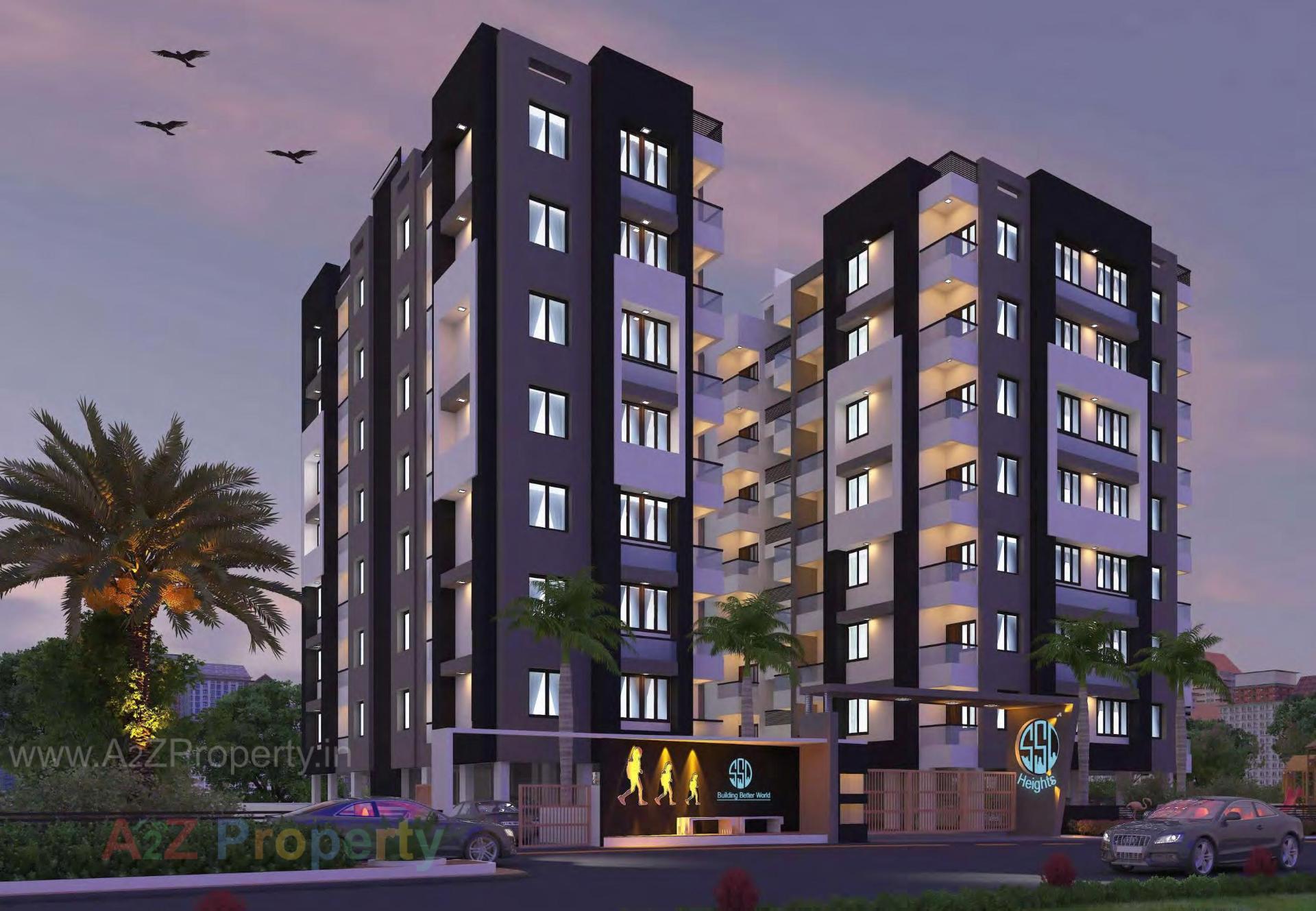 3D Elevation of real estate project Ssd Heights Premium located at Naroda, Ahmedabad, Gujarat