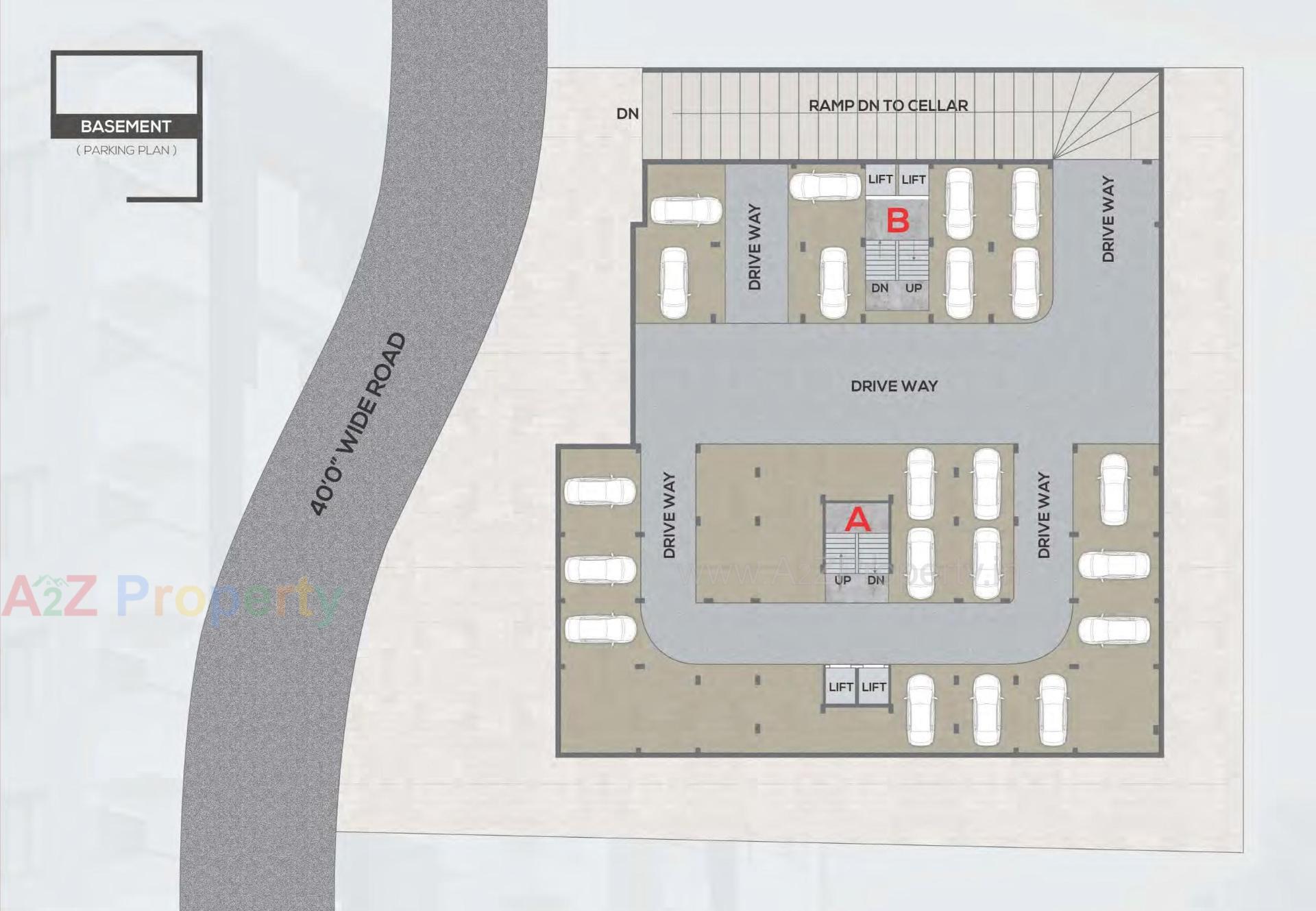 Layout of real estate project Ssd Heights Premium located at Naroda, Ahmedabad, Gujarat