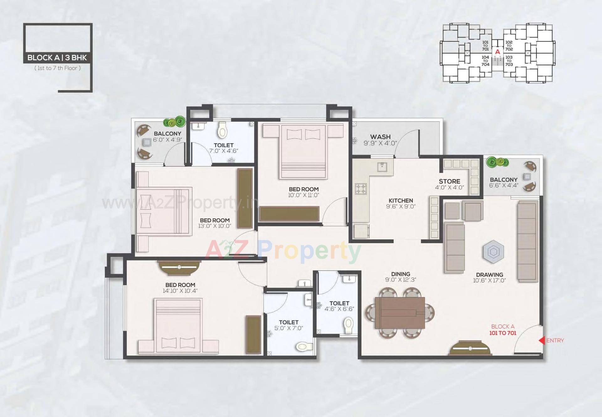 Layout of real estate project Ssd Heights Premium located at Naroda, Ahmedabad, Gujarat