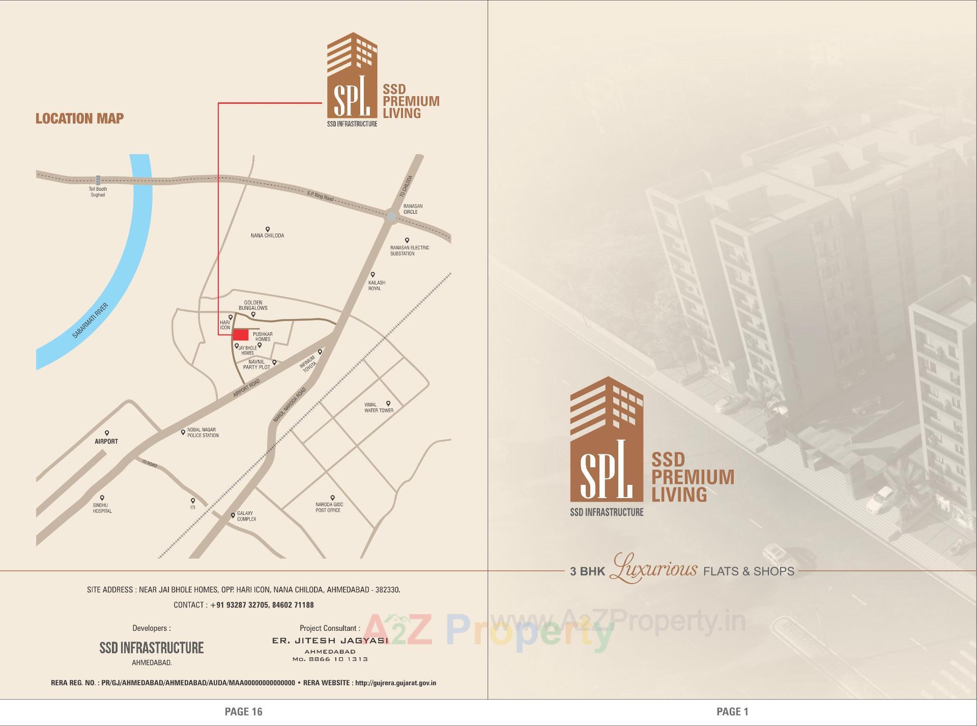  of real estate project Ssd Premium Living located at Nana-chiloda, Ahmedabad, Gujarat