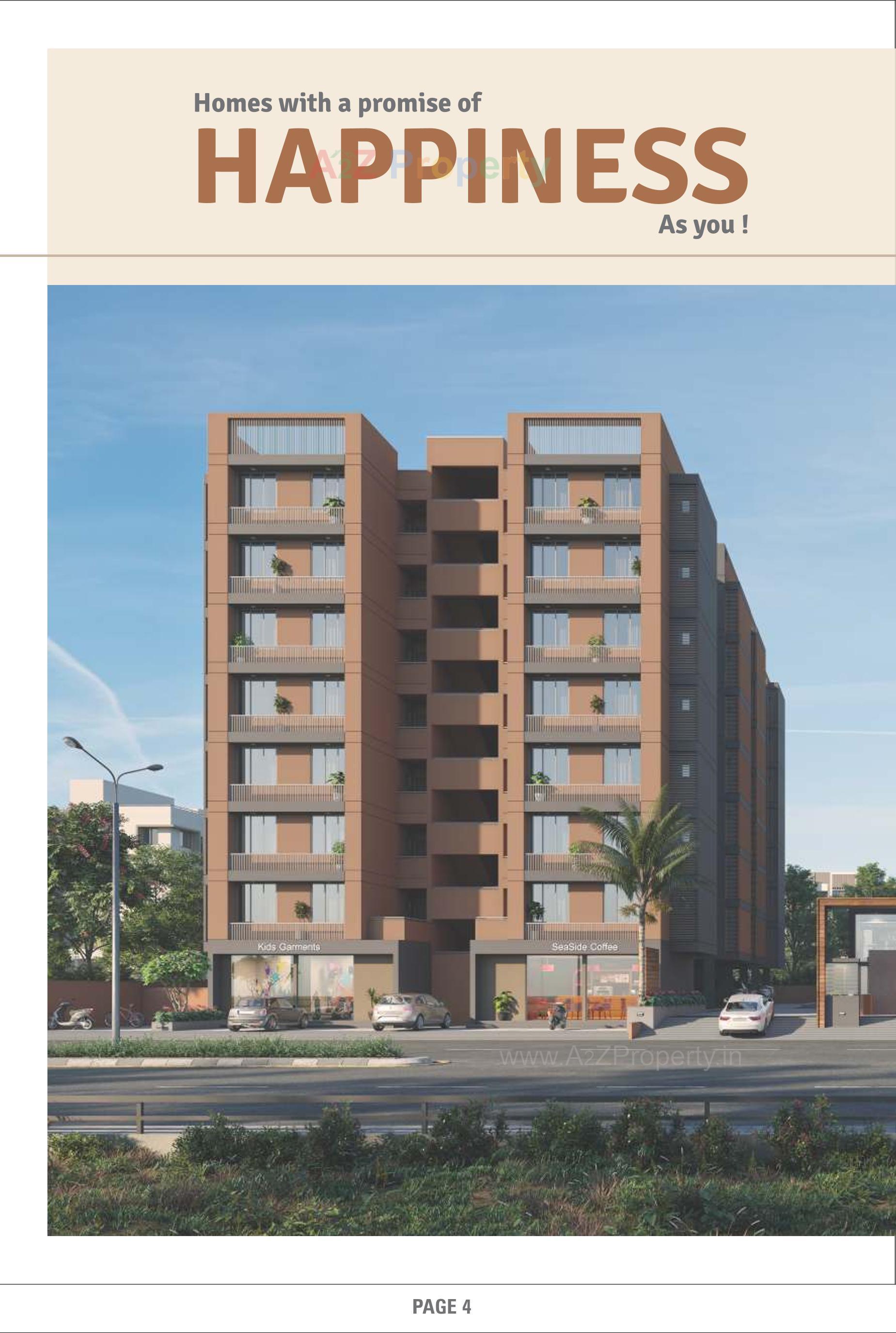 3D Elevation of real estate project Ssd Premium Living located at Nana-chiloda, Ahmedabad, Gujarat